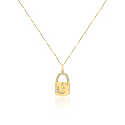 Preekas Jewelry Women's Gold Love Lock