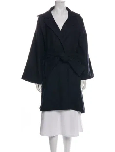 Pre-owned Preen By Thornton Bregazzi Coat In Blue