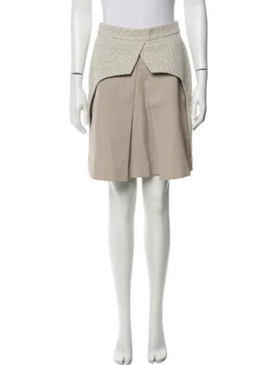 Pre-owned Preen By Thornton Bregazzi Knee-length Skirt In Neutral