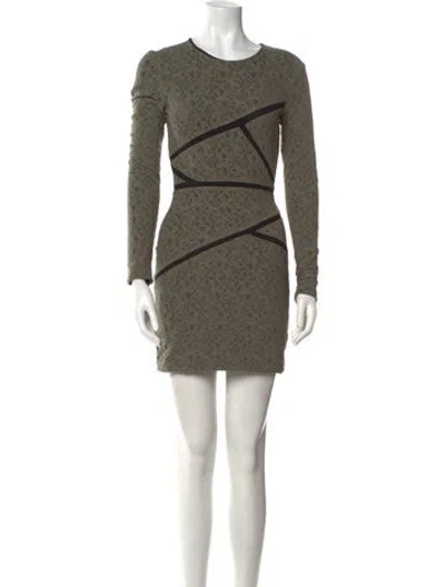 Pre-owned Preen By Thornton Bregazzi Lace Pattern Mini Dress In Multi