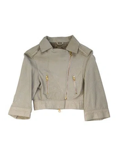 Pre-owned Preen By Thornton Bregazzi Leather In Neutral