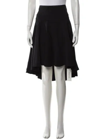 Pre-owned Preen By Thornton Bregazzi Midi Length Skirt In Black