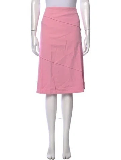 Pre-owned Preen By Thornton Bregazzi Midi Length Skirt In Pink