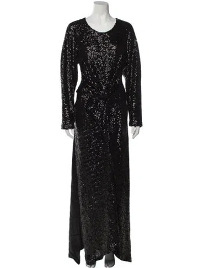 Pre-owned Preen By Thornton Bregazzi Scoop Neck Long Dress W/ Tags In Multi