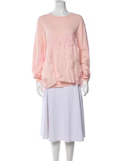 Pre-owned Preen By Thornton Bregazzi Scoop Neck Sweater In Pink