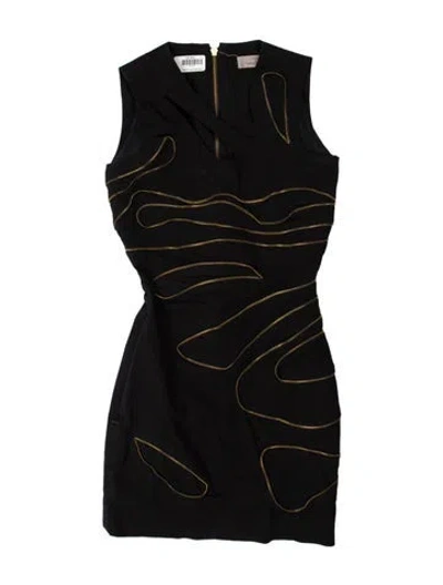 Pre-owned Preen By Thornton Bregazzi Strapless Mini Dress In Multi