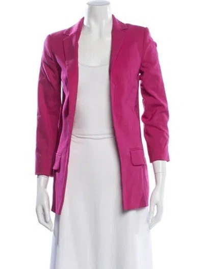Pre-owned Preen By Thornton Bregazzi Wool Blazer In Pink