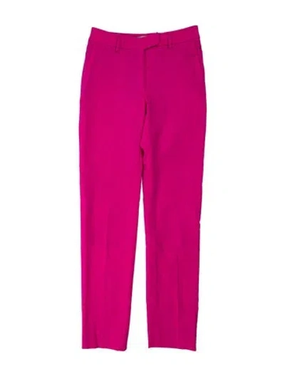 Pre-owned Preen By Thornton Bregazzi Wool Skinny Leg Pants In Pink