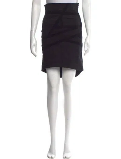 Pre-owned Preen Line Knee-length Skirt In Black