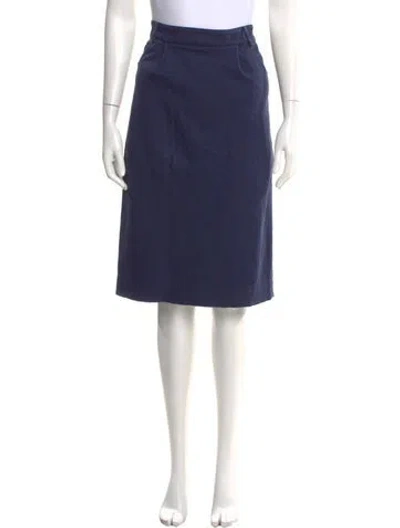 Pre-owned Preen Line Knee-length Skirt In Blue