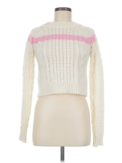 Pre-owned Preen Line Pullover Sweater In White