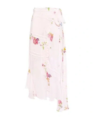Preen Line Woman Midi Skirt Light Pink Size Xs Viscose In Neutral