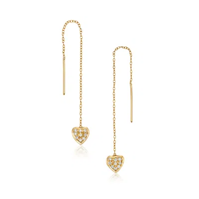 Preeti Sandhu Women's Amore Threaders - Plain 18k Gold Vermeil Earrings