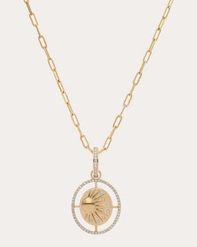 Preeti Sandhu Women's Diamond & 14k Gold Eos Medallion