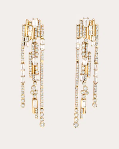Preeti Sandhu Women's Diamond & 14k Gold Ethereal Glam Drop Earrings