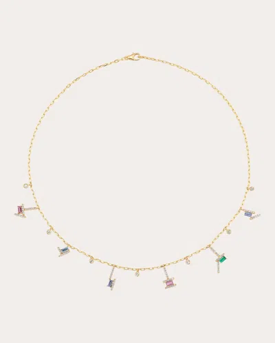 Preeti Sandhu Women's Diamond & 14k Gold Ethereal Jewels Station Necklace