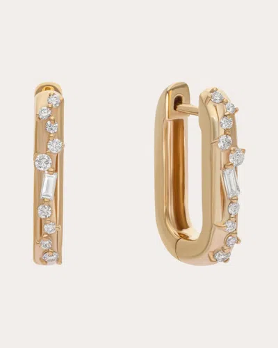 Preeti Sandhu Women's Diamond & 14k Gold Rivulet Reflections Huggie Earrings