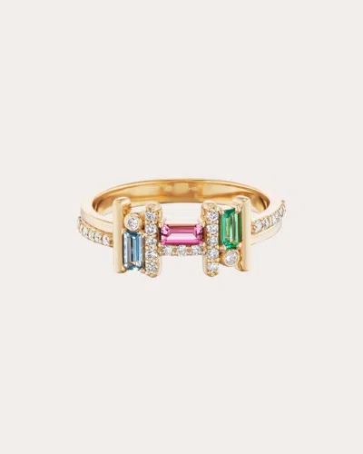 Preeti Sandhu Women's Diamond & Gemstone 14k Gold Ethereal Reine Ring