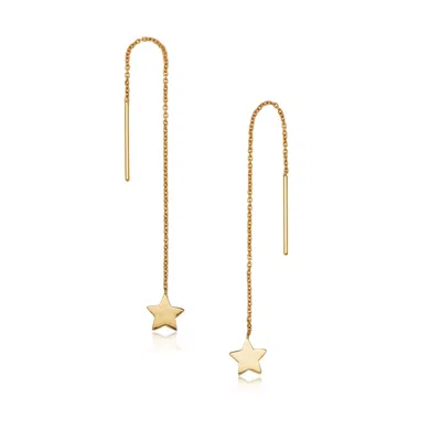Preeti Sandhu Women's Gold Star Threader Earrings