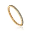 Preeti Sandhu Women's Gold / White / Blue Summer Sparkle Bracelet - London Blue Topaz