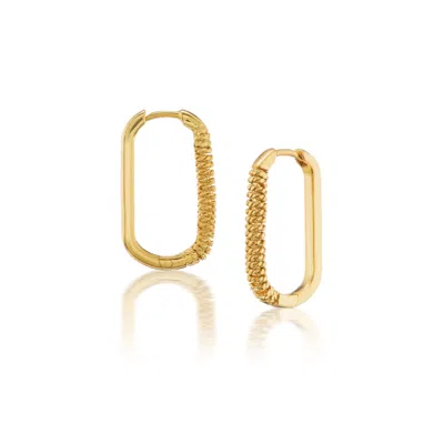 Preeti Sandhu Women's Kora Gold Link Hoops