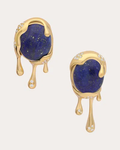 Preeti Sandhu Women's Lapis Lazuli Selena Stud Earrings In Blue