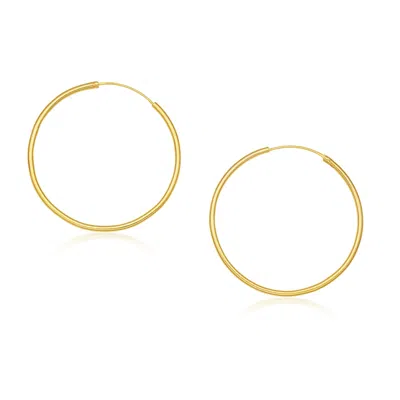 Preeti Sandhu Women's Lunar Hoops - Classic Hoops In 14k Gold