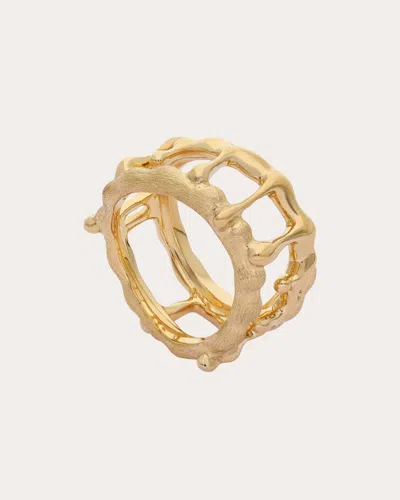 Preeti Sandhu Women's Magma 14k Gold-plated Textured Ring