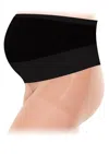 Preggers By Therafirm Maternity Support Band In Black In Black