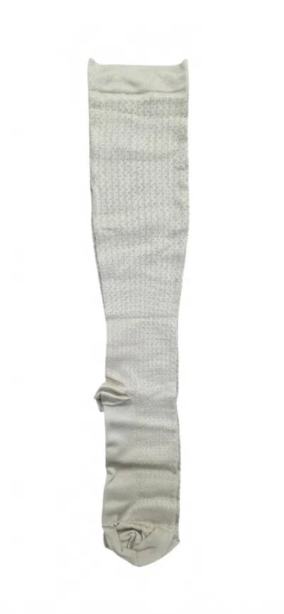 Preggers By Therafirm Women's Maternity Support Trouser Socks In Khaki In Gray