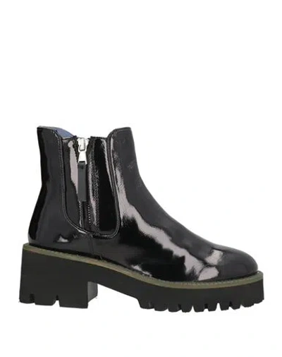 Pregunta Woman Ankle Boots Black Size 7 Leather