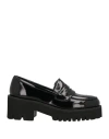 Pregunta Woman Loafers Black Size 8 Leather In Black