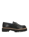 Pregunta Woman Loafers Black Size 8 Leather In Black