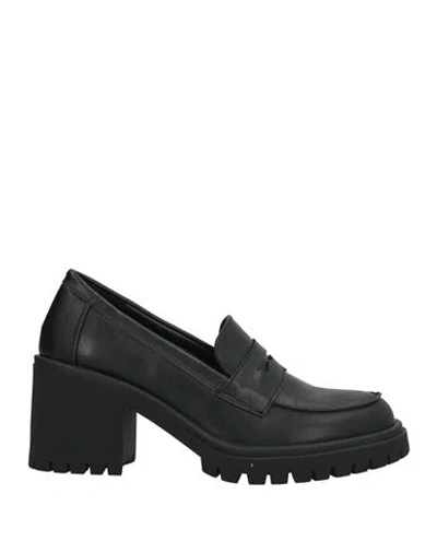 Pregunta Woman Loafers Black Size 8 Leather