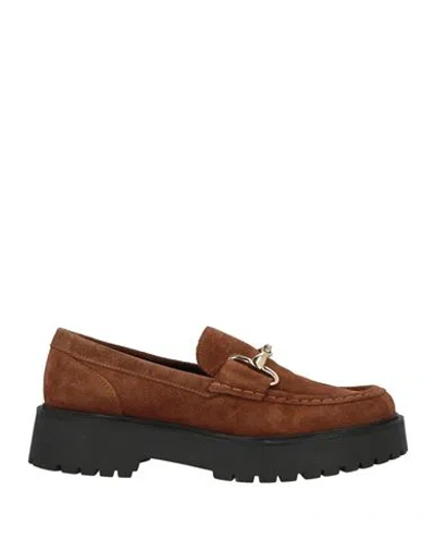 Pregunta Woman Loafers Tan Size 10 Leather In Brown