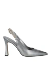 Pregunta Woman Pumps Gunmetal Size 8 Textile Fibers In Multi