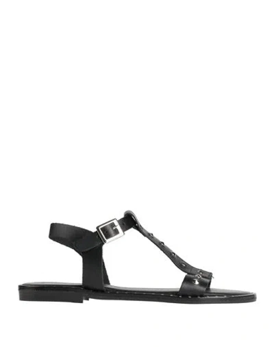 Pregunta Woman Sandals Black Size 8 Leather