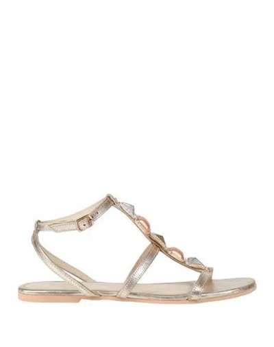 Pregunta Woman Sandals Gold Size 9 Leather