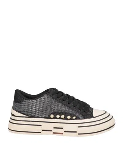 Pregunta Woman Sneakers Black Size 11 Textile Fibers