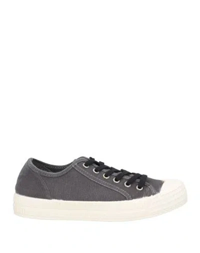 Pregunta Woman Sneakers Charcoal Size 6 Textile Fibers In Grey