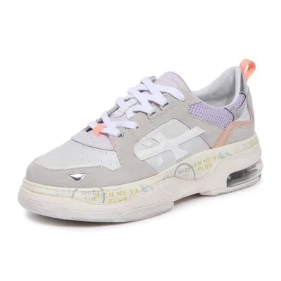 Pre-owned Premiata 0160as Sneaker Donna  Drake Woman Shoes In Silver