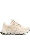 Premiata Fur-trim Sneakers In Neutral