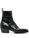 Premiata Men's Soldatino Side Zip Texan Boots In Black  