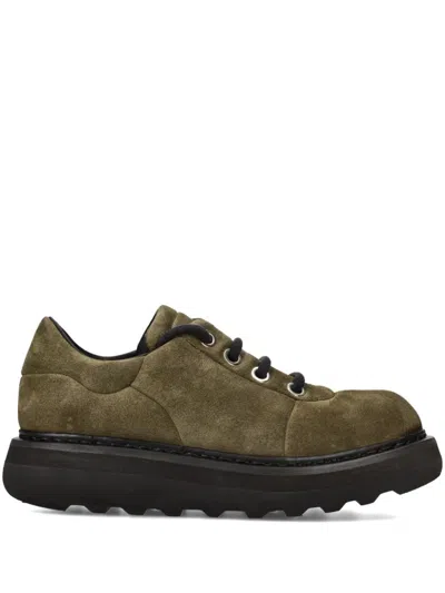 Premiata 32129c Lace-up Shoes In Green