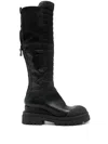 Premiata 40mm Panelled Boots In Black
