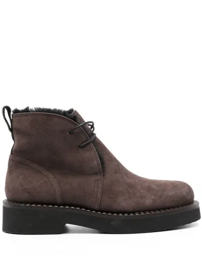 Premiata 40mm Suede Chelsea Boots In Brown