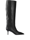 Premiata 65mm Pointed-toe Heel Boots In Black