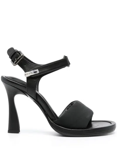 Premiata 95mm Leather Sandals In Black