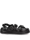 Premiata Adjustable-strap Sandals In Black