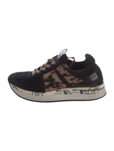 Pre-owned Premiata Animal Print Chunky Sneakers In Multi